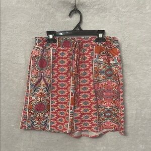 Pink and Blue Bohemian Shorts